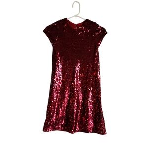 AKA Girls size 8    Red Sequin Party Dress